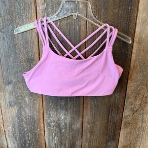 Athleta Light Purple Strappy Bra